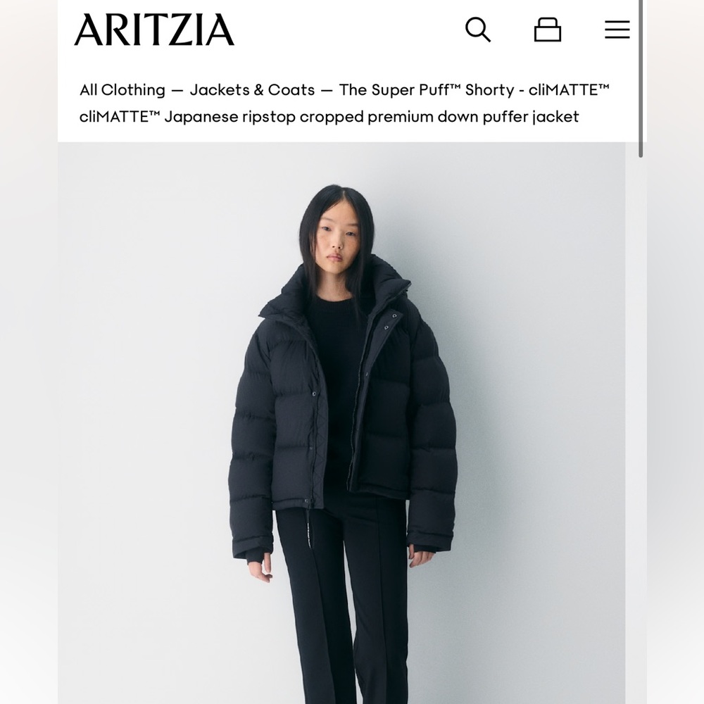 Aritzia Short SuperPuff Jacket